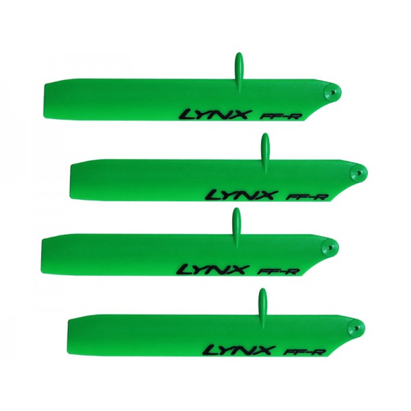 Lynx Trex 150 Plastic Main Blade 120mm - Bullet - T-Rex150 - Pro Edition - Green - 2 Sets [LXT1202-SP]